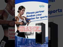 Máy bán nước trái cây tự động cỡ cốc trung bình với cấu trúc thân kim loại