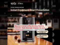 Máy bán cà phê thương mại 58kg Đơn động chọn đồ uống đen cho sự tiện lợi