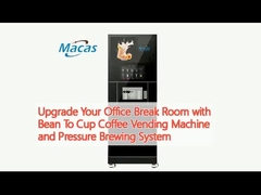 Nâng cấp phòng nghỉ văn phòng của bạn với máy bán cà phê Bean To Cup và hệ thống pha cà phê áp suất