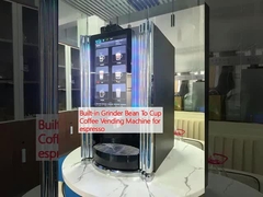 Thiết lập trong máy xay đậu để tách máy bán cà phê cho espresso