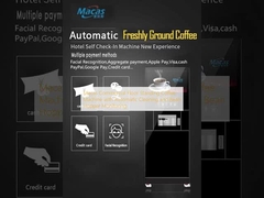 Máy pha cà phê đứng trên sàn thương mại Macas với làm sạch tự động và giám sát Bean Hopper