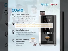 Máy bán hàng tự động Espresso Tea để bàn mới cho kịch bản OCS EVOACAS Máy bán hàng cà phê tự động