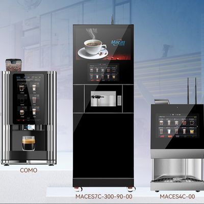 Thép không gỉ 304 tự phục vụ sàn đứng máy cà phê 220V 50Hz