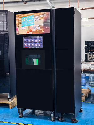 2400W Office QR Code Máy bán cà phê bằng tiền xu với máy làm đá