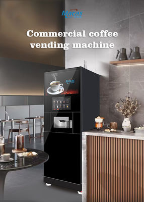 Máy pha cà phê hoàn toàn tự động của Macas với màn hình cảm ứng 27 inch thân thiện với người dùng và giám sát thông minh