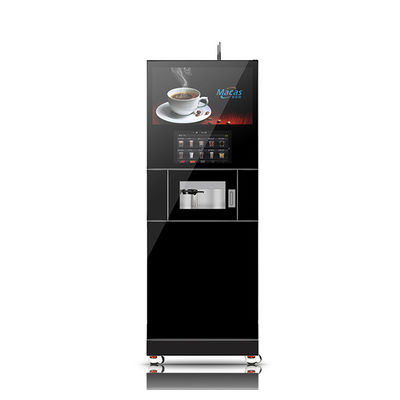 Tự phục vụ đậu để Cup máy bán cappuccino cho ga tàu điện ngầm