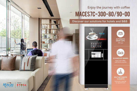 Trung tâm mua sắm tự phục vụ Máy cà phê thương mại Tiền xu hóa đơn thanh toán bằng thẻ tín dụng