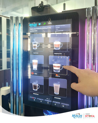 15Máy bán cà phê thương mại với màn hình cảm ứng.6inch
