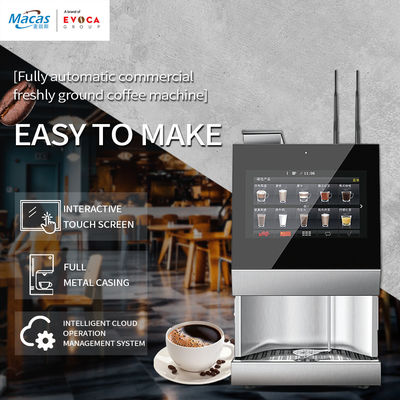 Máy bán cà phê espresso bằng thép không gỉ tiện lợi với thời gian pha chưa đầy 1 phút