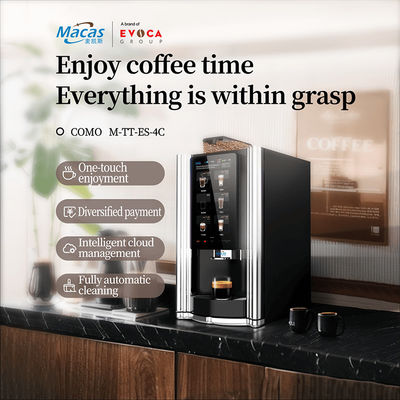 Chất liệu cơ thể kim loại ván máy bán cà phê thương mại cho hiệu suất lâu dài