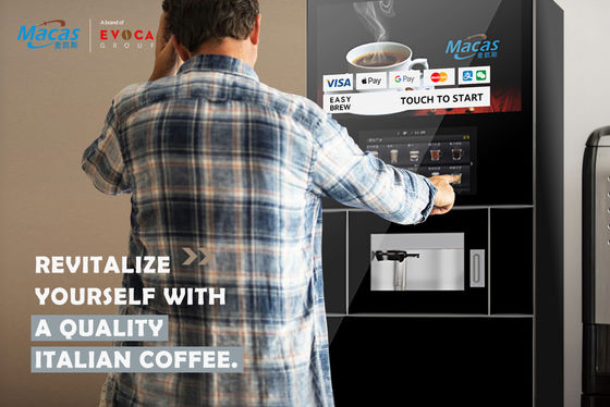 Máy pha cà phê đứng sàn với máy xay nhập khẩu