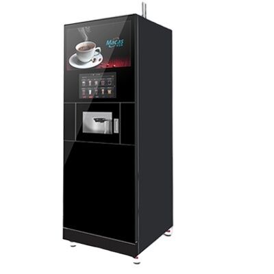 Giá tốt. MACAS MACES7C-300-90-00 Máy bán cà phê tự động Espresso với QR nóng / lạnh và thanh toán bằng tiền mặt 220VAC 2200W Bảo hành 1 năm trực tuyến